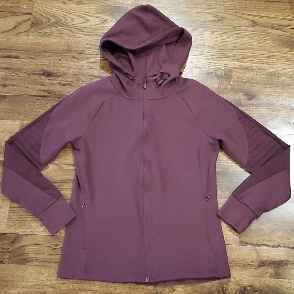 Womens Avia purple full zip lightweight jacket size M
